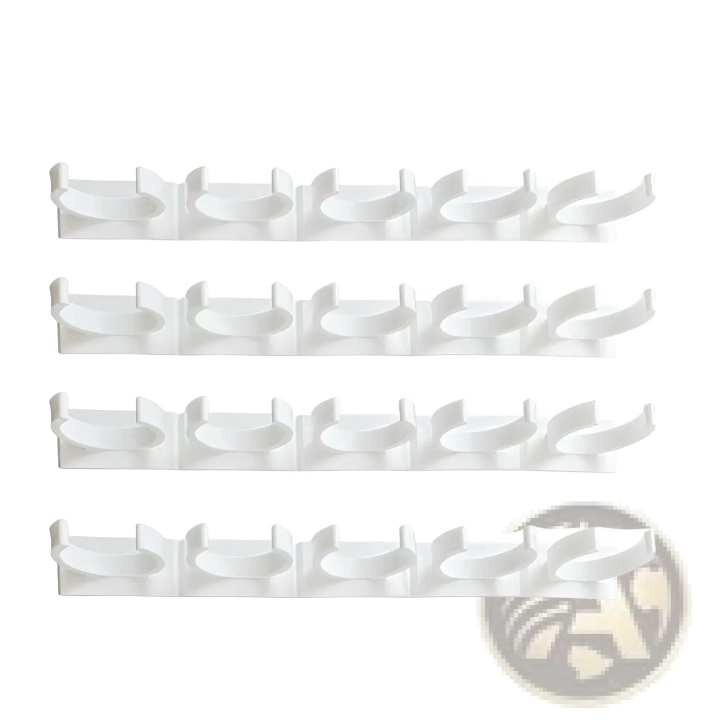 Spice Rack Organizer Wall Mount Adhesive Clips
