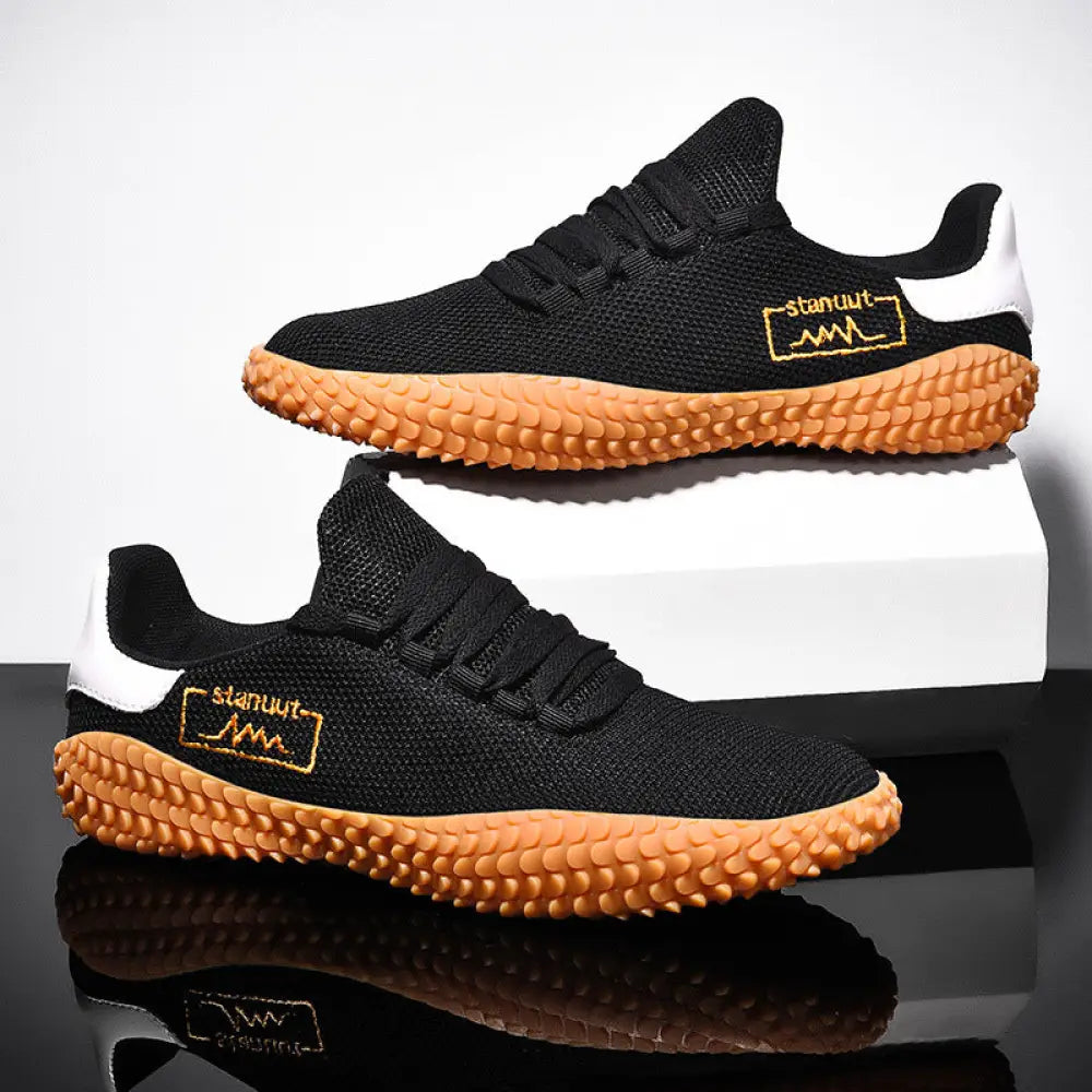 Men's Breathable Flying Woven Mesh Korean Sneakers