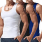 Men's 3-piece Multicolor Summer Tank Top Set