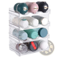 Stackable 12 Bottle Storage Rack 4 Tier Water Bottle Holder