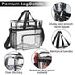 Stadium Approved Clear Crossbody Bag with Mesh Pockets