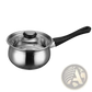 Stainless Steel Cookware Set 12 Piece with Glass Lids