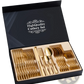 Stainless Steel Cutlery Set 24 Piece Gift Box Mirror Finish