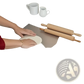 Stainless Steel Cutting Board with Lip and Sealed Lid