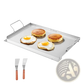Stainless Steel Flat Top Griddle 23x16 Bbq Grill Pan