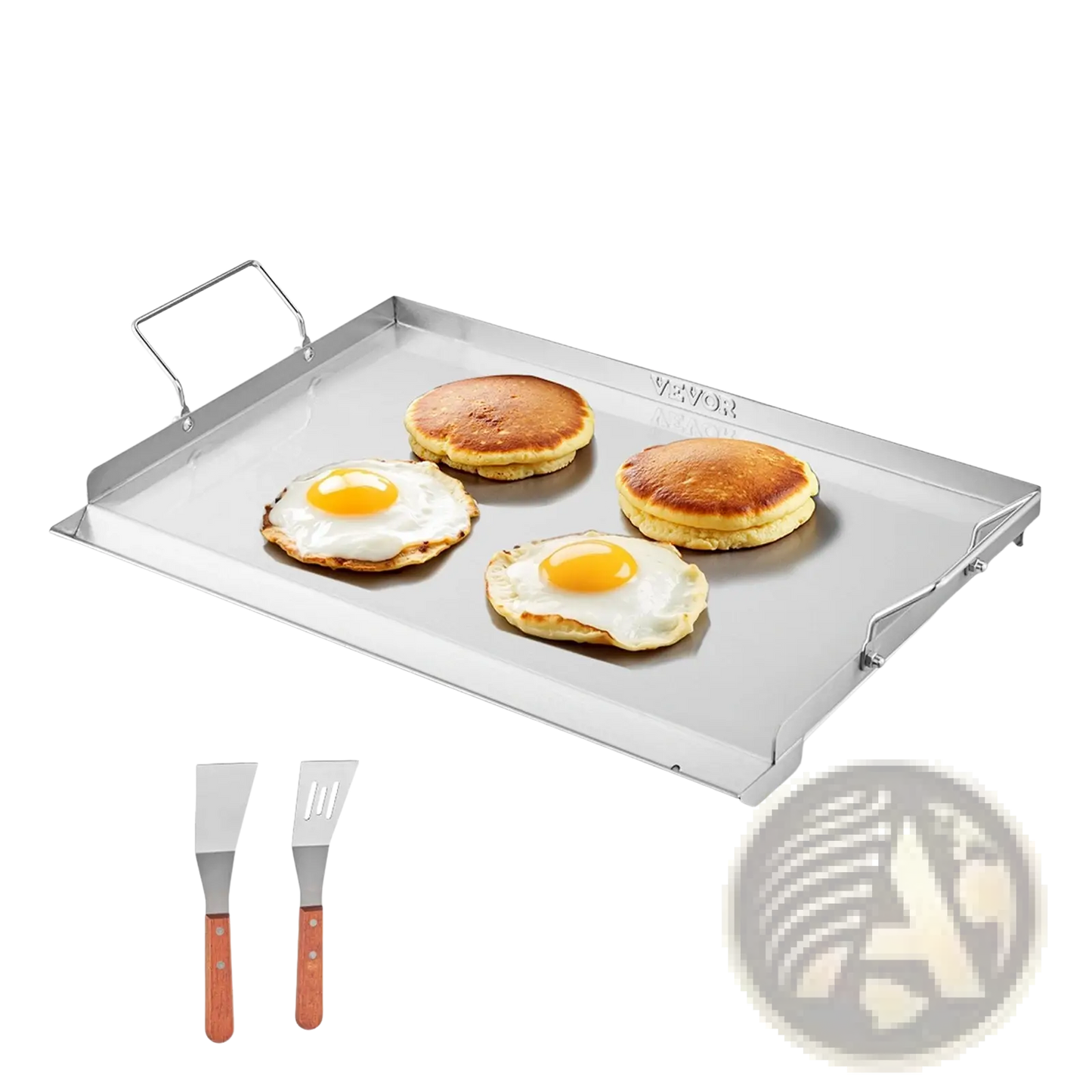 Stainless Steel Flat Top Griddle 23x16 Bbq Grill Pan