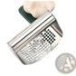 Stainless Steel Garlic Press Curved Masher Utensil