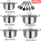 Stainless Steel Induction Cookware Set 11 Pieces