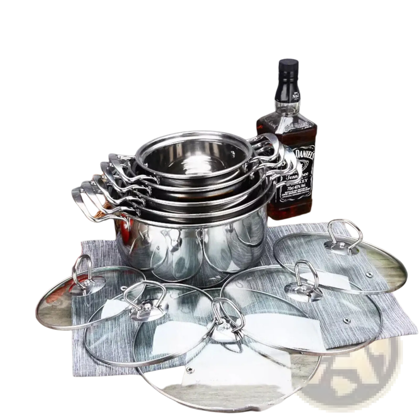 Stainless Steel Induction Cookware Set 11 Pieces