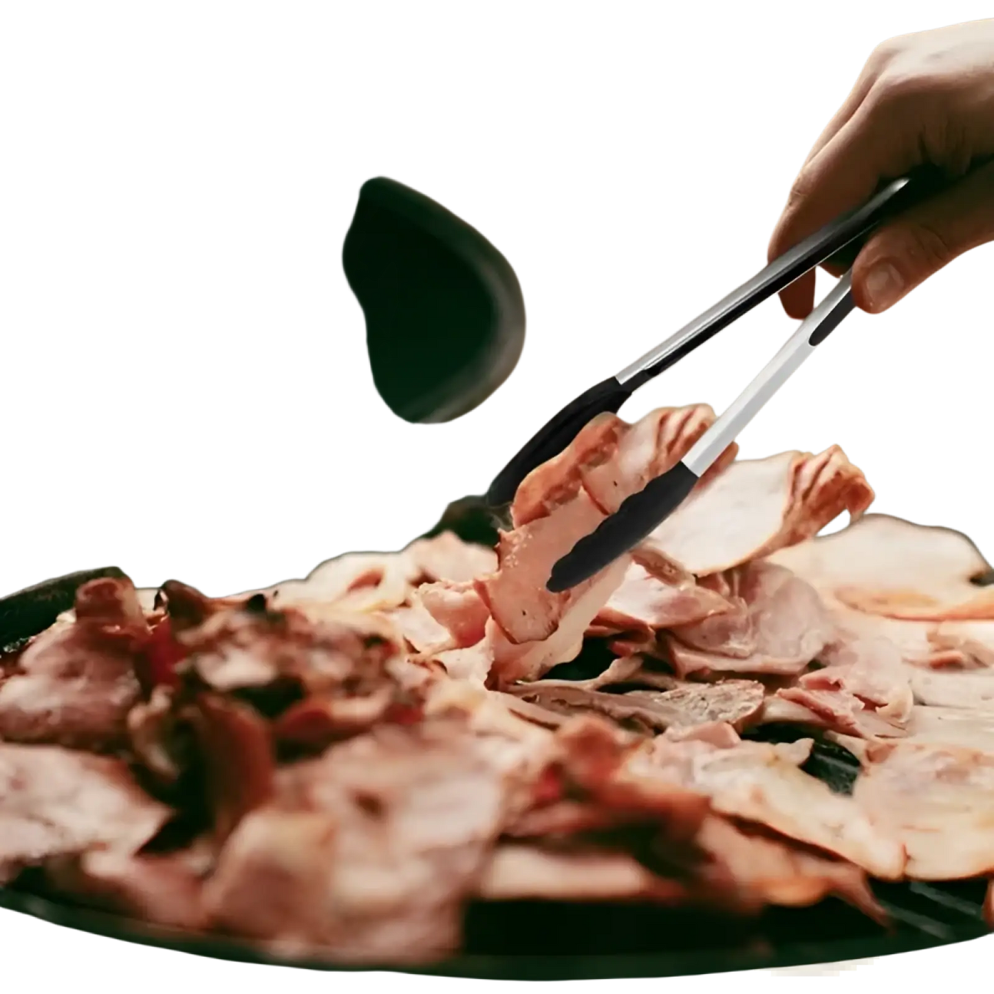 Stainless Steel Kitchen Tongs with Silicone Tips 3 Pack