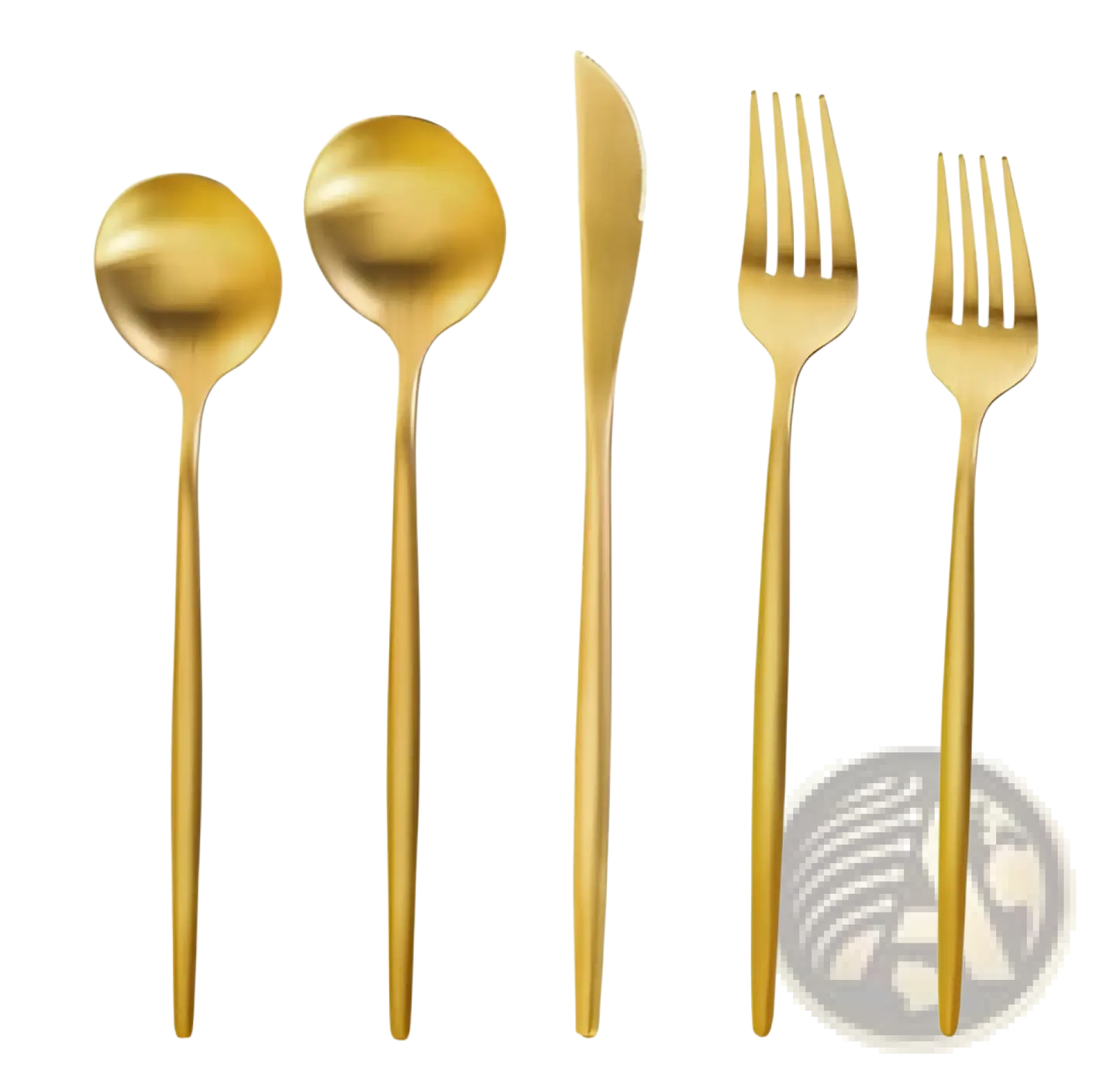 Stainless Steel Matte Cutlery Set Minimalist Flatware