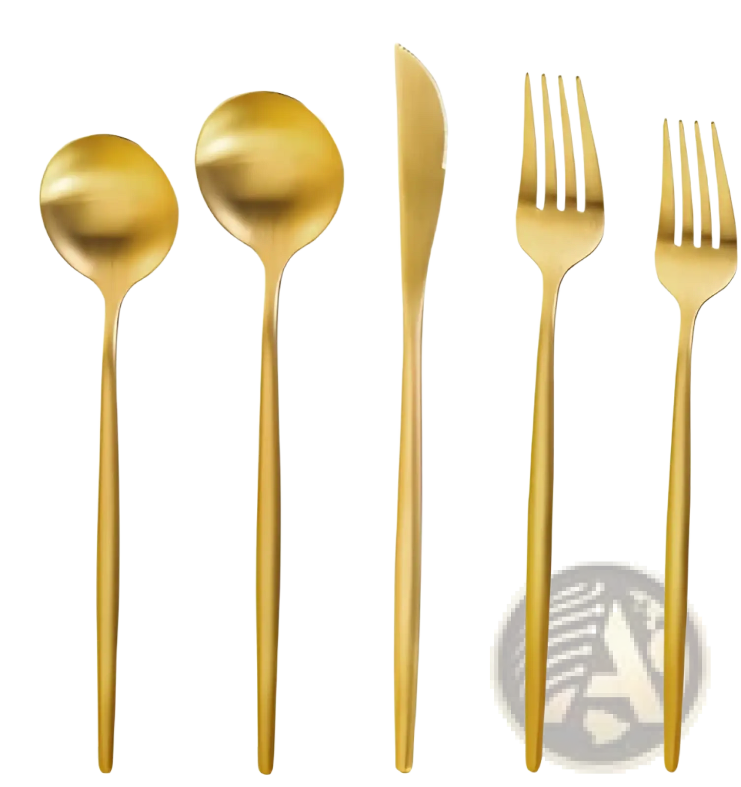 Stainless Steel Matte Cutlery Set Minimalist Flatware