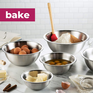 Tigelas de mistura de aço inoxidável 