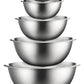 Tigelas de mistura de aço inoxidável 