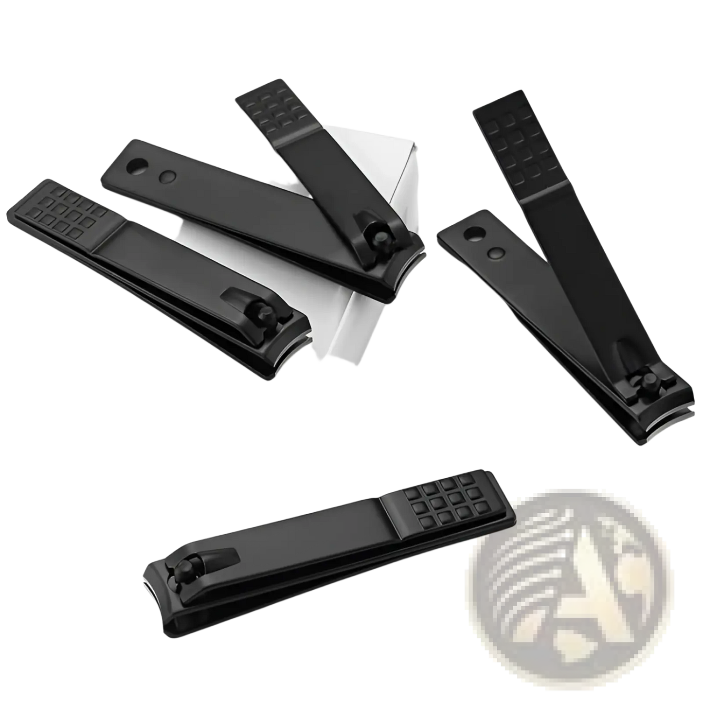 Stainless Steel Nail Clippers with Textured Grip