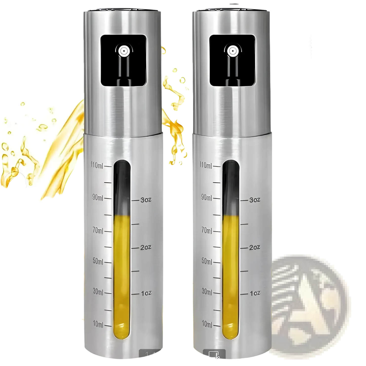 Stainless Steel Oil Sprayer with Measurement Scale