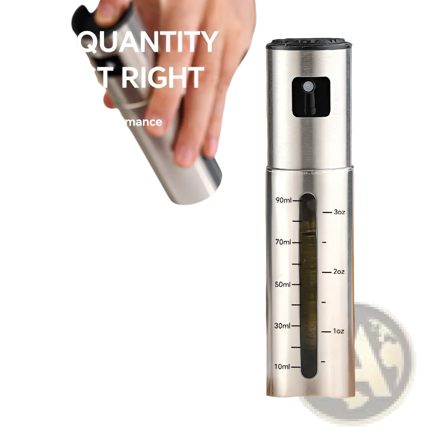 Stainless Steel Oil Sprayer with Measurement Scale