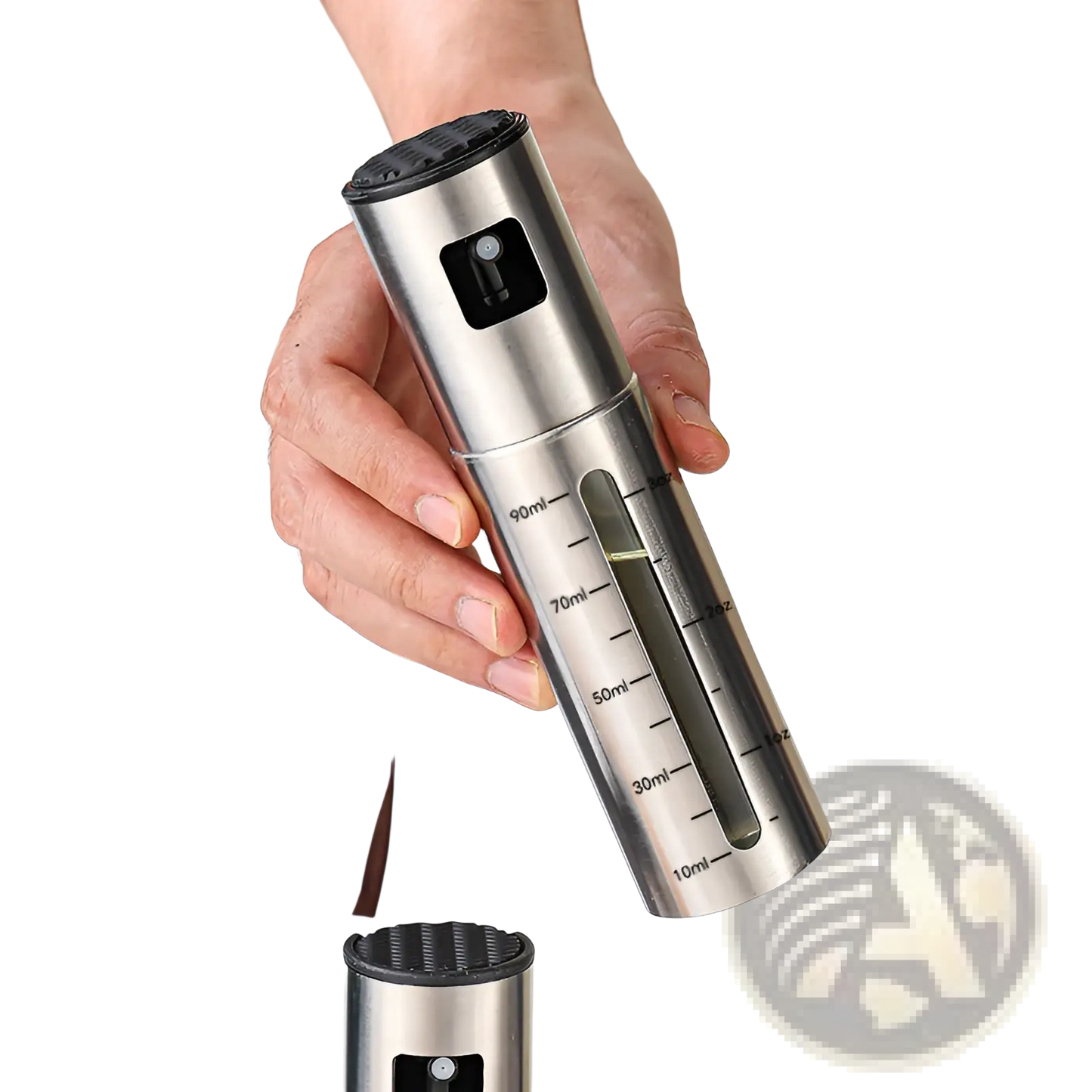 Stainless Steel Oil Sprayer with Measurement Scale