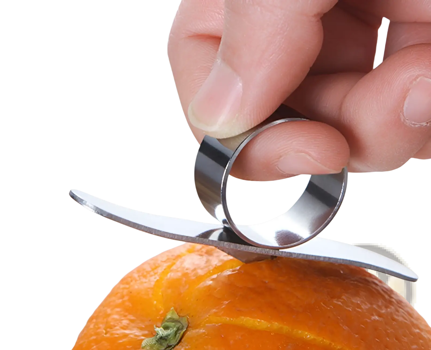 Stainless Steel Orange Peeler Ring Citrus Tool