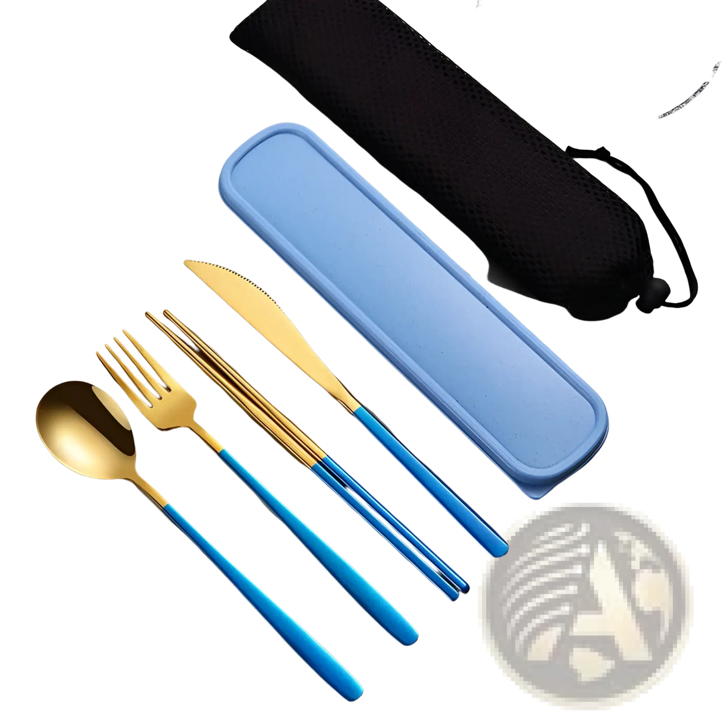 Stainless Steel Portable Cutlery Set with Case