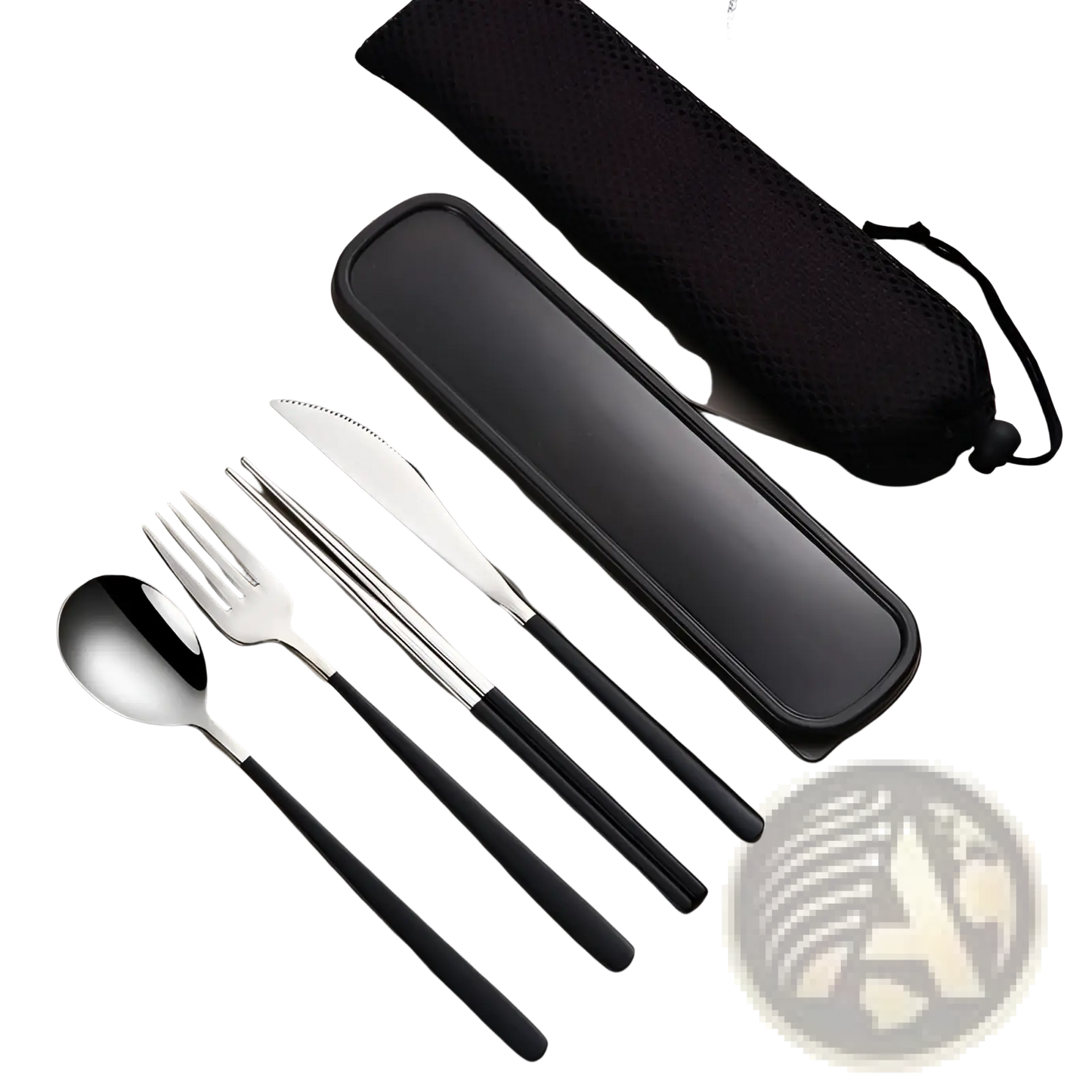 Stainless Steel Portable Cutlery Set with Case