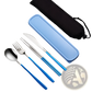 Stainless Steel Portable Cutlery Set with Case