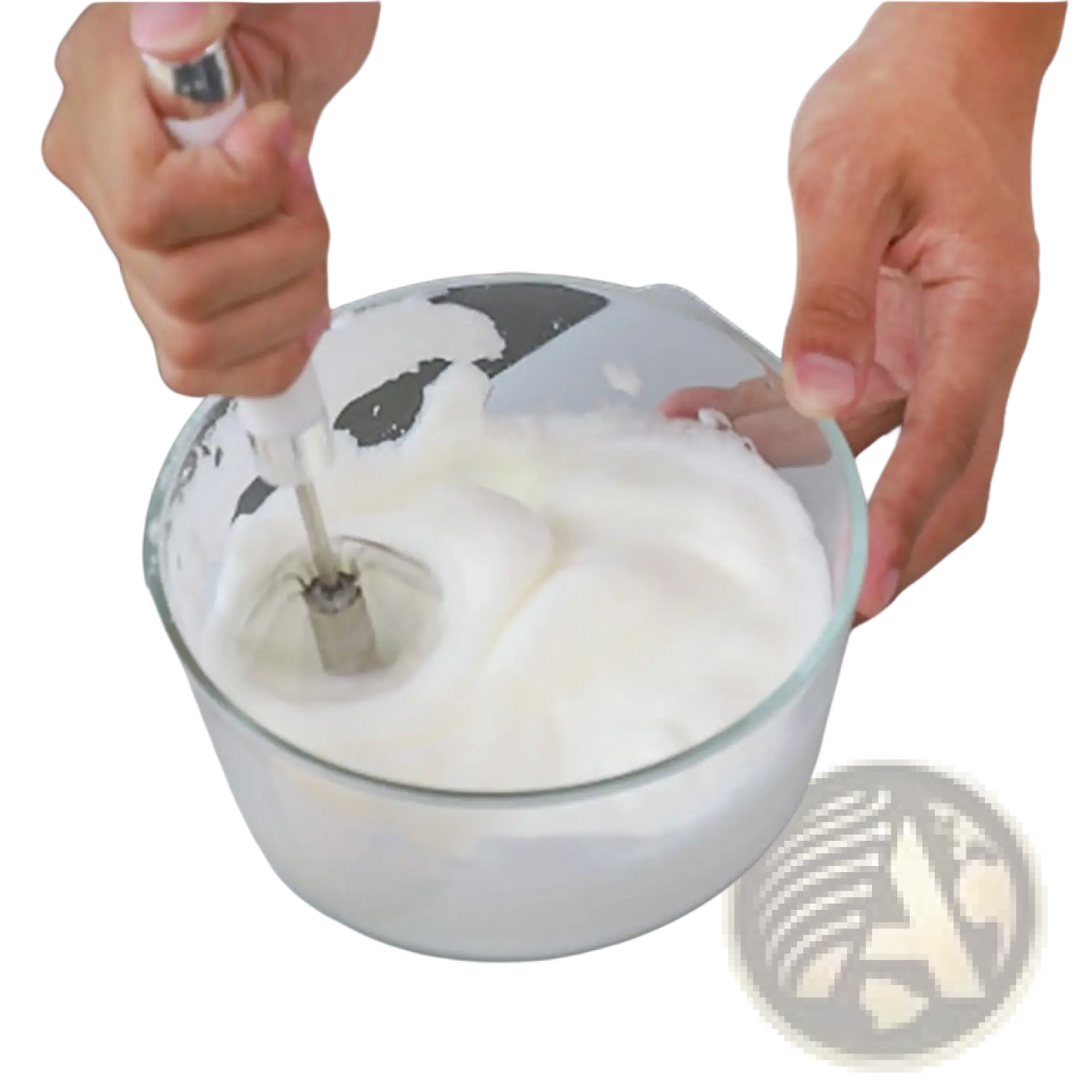 Stainless Steel Semi Automatic Rotating Egg Beater Whisk