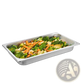 Stainless Steel Steam Table Pans 6 Pack Full Size 2.6 Deep