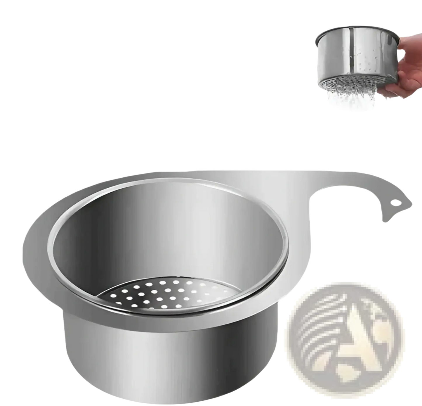 Stainless Steel Swan Sink Strainer Basket Filter