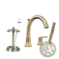 Stainless Steel Toothbrush Holder Brushed Pewter Finish