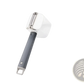 Stainless Steel Vegetable Peeler with Gray Handle