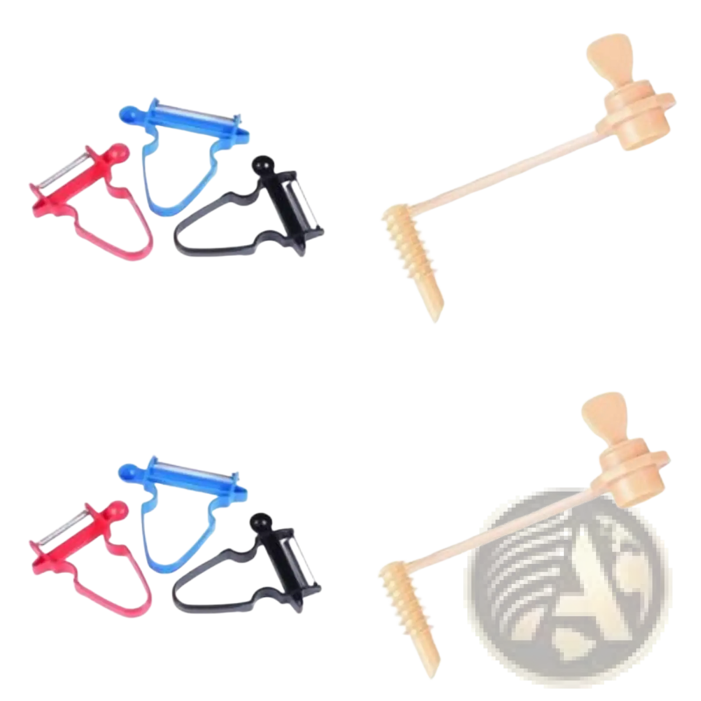 Stainless Steel Vegetable Peeler Set 3 Pack