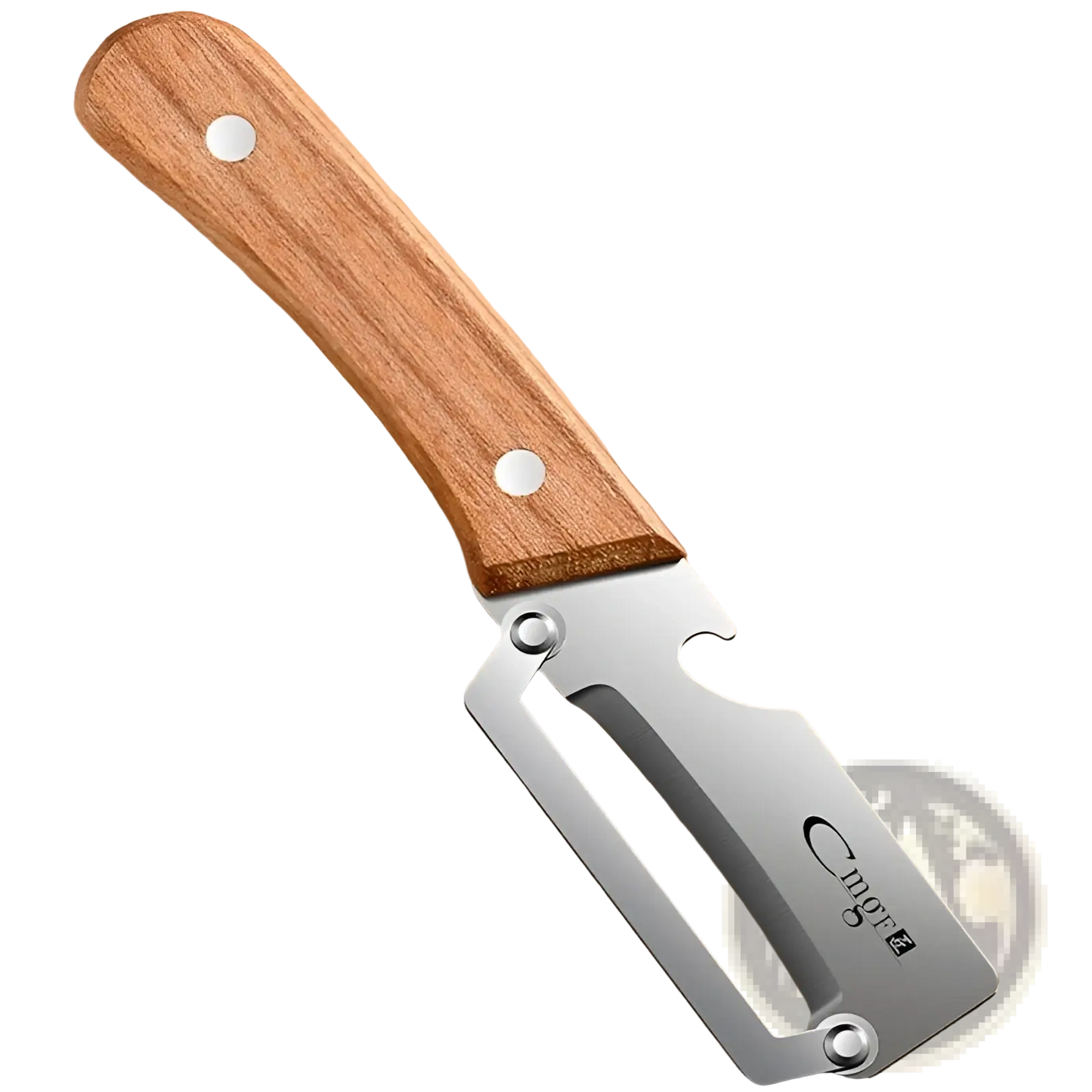 Stainless Steel Vegetable Peeler with Wood Handle 2pc