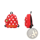 Star Print Soccer Backpack with Bear Coin Purse