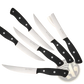 Steak Knife Set 8 Piece Carbon Steel Pom Handles