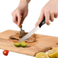 Steak Knife Set 8 Piece Carbon Steel Pom Handles