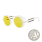 Steampunk Round Sunglasses with Double Spring Legs