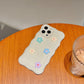 3d Pastel Floral Textured Silicone Phone Case