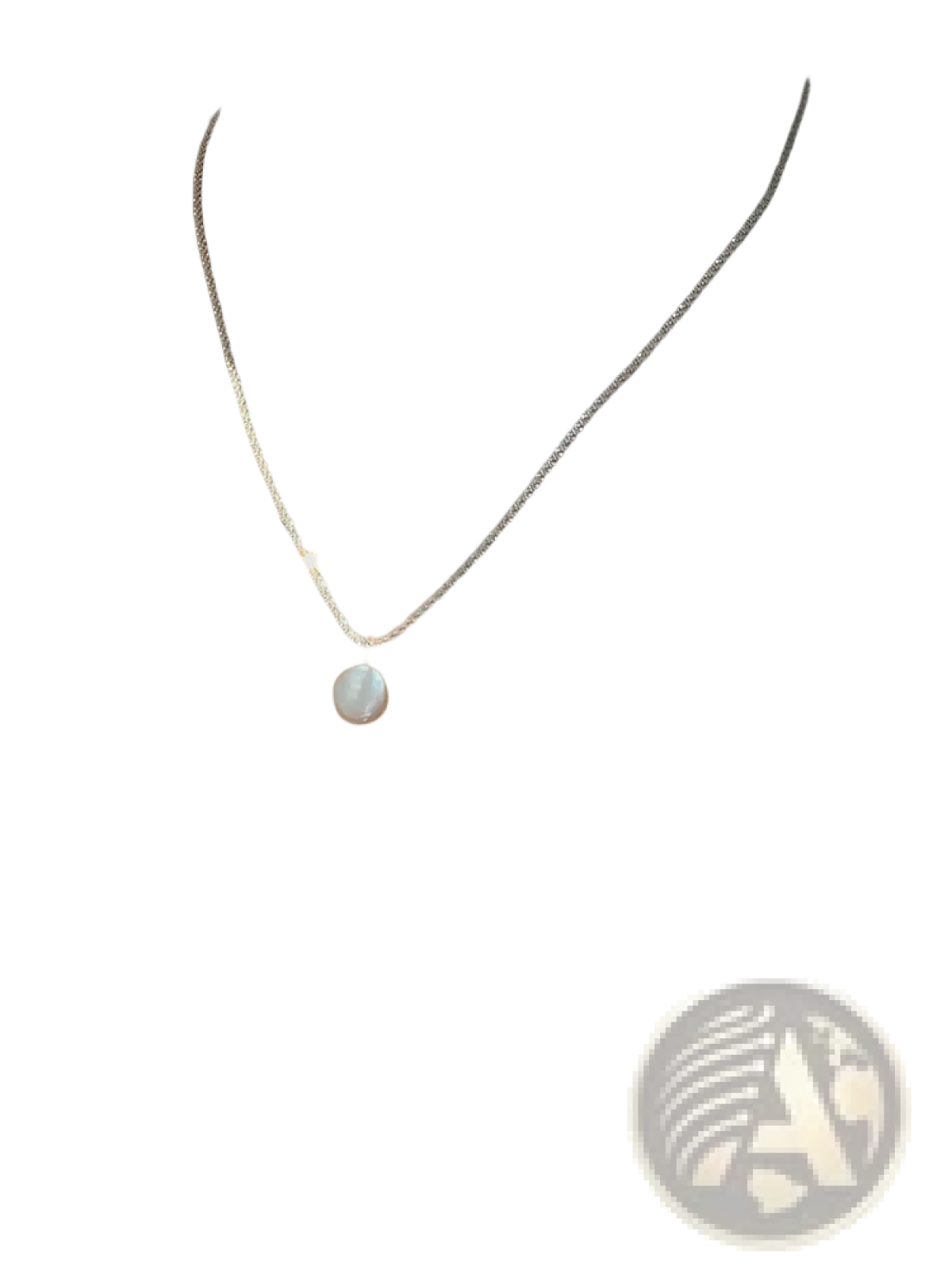 Sterling Silver Baroque Pearl Starry Sky Necklace