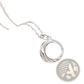 Sterling Silver Round Freshwater Pearl Pendant Necklace