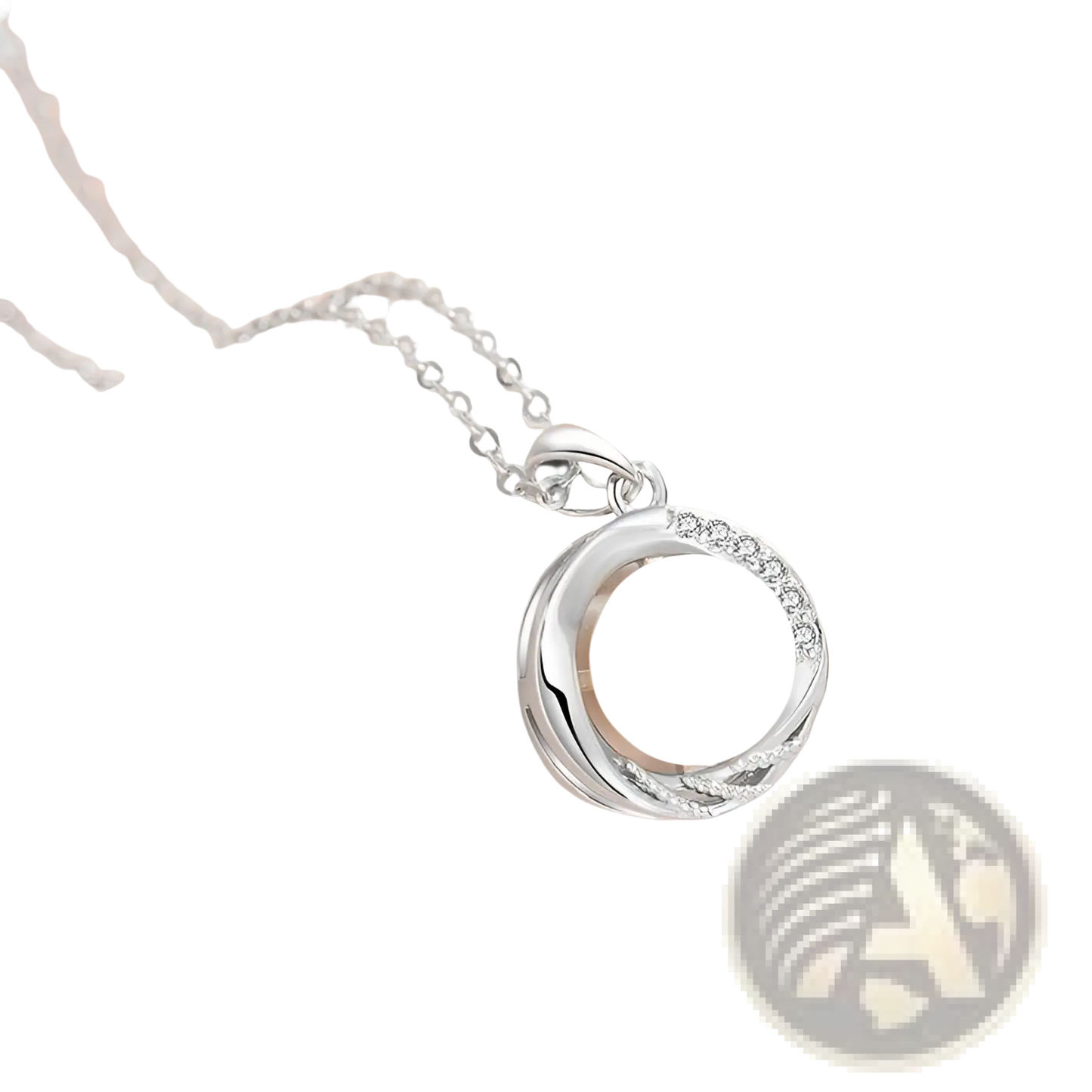 Sterling Silver Round Freshwater Pearl Pendant Necklace