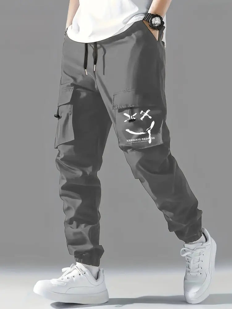 Men's Tactical Wear Resistant Cargo Joggers with Pockets