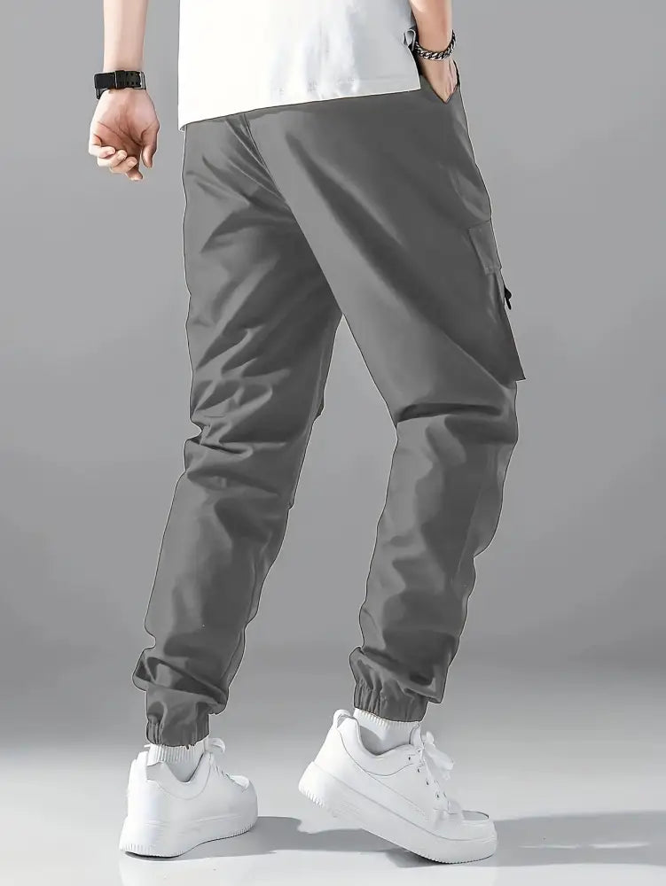 Men's Tactical Wear Resistant Cargo Joggers with Pockets