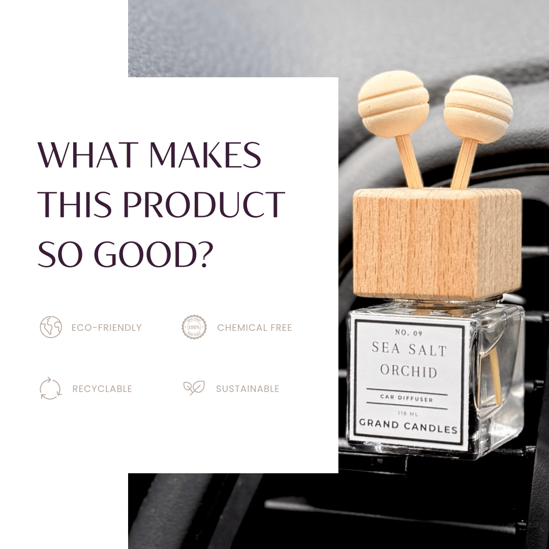 Sea Salt Orchid Car Diffuser