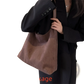 Suede Shoulder Bag Large Capacity Slouchy Tote Bag