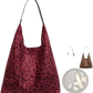 Suede Shoulder Bag Large Capacity Slouchy Tote Bag