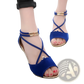 Suede Wedge Sandals Korean Low Heel Strappy Shoes