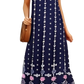 Supnier Women's Bohemian Floral and Graphic Maxi Dress