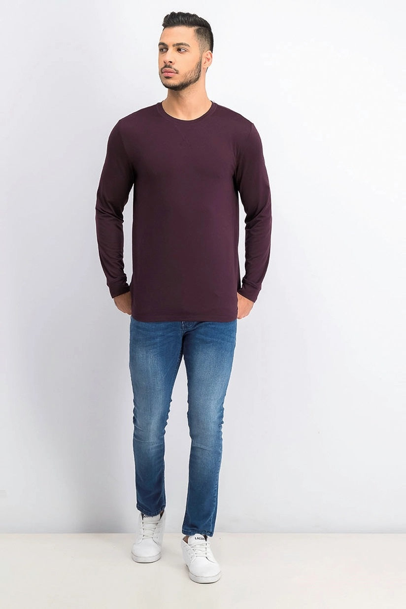 Camiseta masculina de manga comprida Ultra Lux 32 Degrees Berry tamanho X-Large