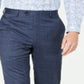 Calça social masculina Ralph Lauren de lã mista Windop, azul, tamanho 38x30